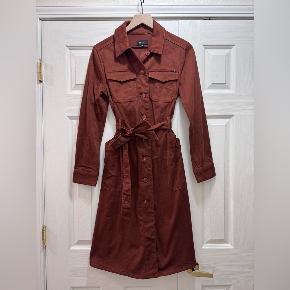 AG Jeans Denim Trench Coat